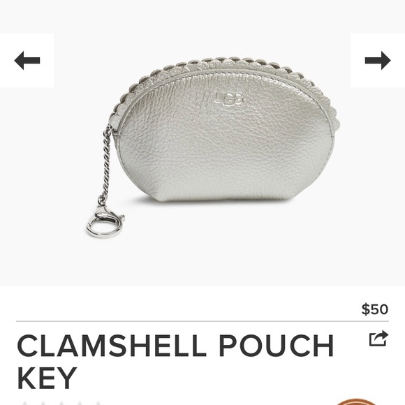 UGG Accessories - NEW Ugg Clamshell Pouch Key Fob UGG Accessories - NEW Ugg Clamshell Pouch Key Fob